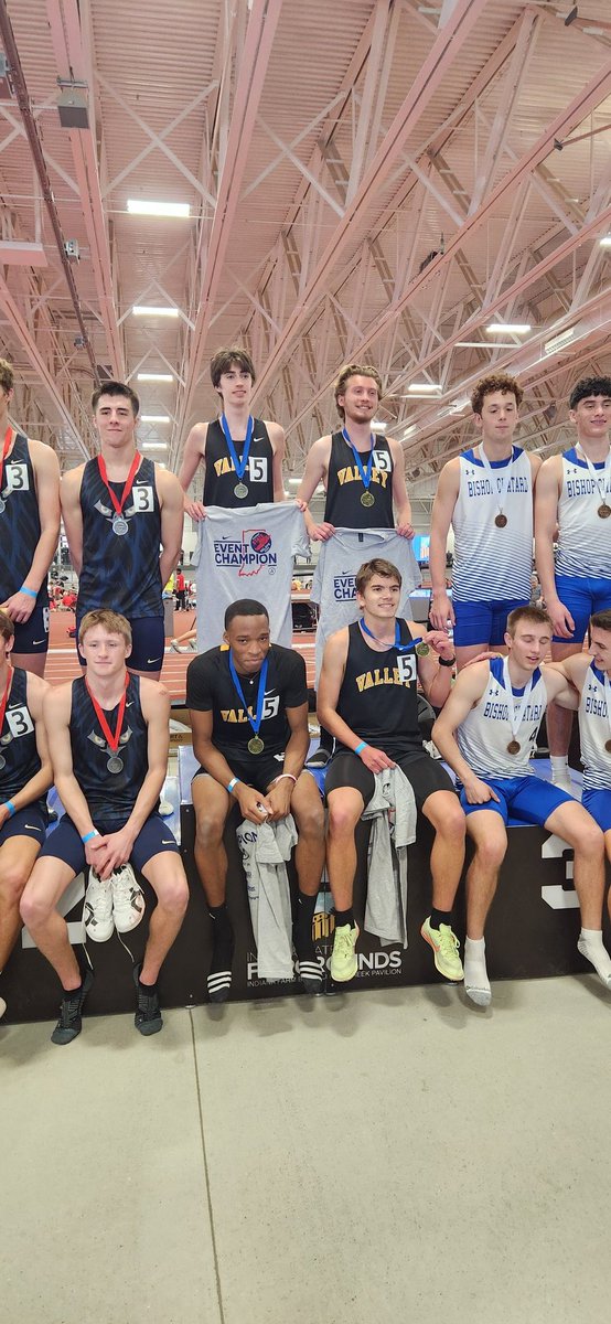 State Champs in the DMR at the Hoosier State Relays!!  10:33!!