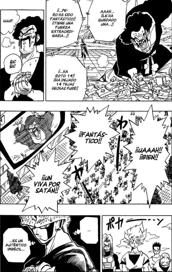 Esta hoja de dragon ball define twitter.