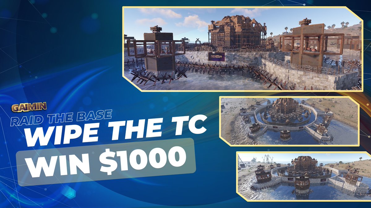 🚀 Calling all warriors and strategists! 🚀

Storm the Gaimin Fortress, defeat defenders, destroy TC and take down Fatal to win $1000! 

Maximum 4 members per clan. 

Prize breakdown: 
4=$250 each
3=$333
Duo=$500
Solo=$1000

No cheating, PvP encouraged! 
Join the adventure on our