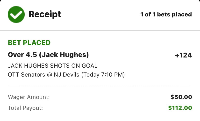 FastMoneyLabs's tweet photo. Massive #NJDevils game tonight
1U… Timo 4+ Shots (-115) DK
1U… Jack 5+ Shots (+124) DK
0.5U… Jack 6+ Shots (+220) FD
#86 has that look in his eye again 😈
10 SOG on 13 attempts Thursday. We’ve seen this movie before!
The Timo pick is planned programming. #ItsTimoTime!! ⏰ https://t.co/r5msIHnBmO