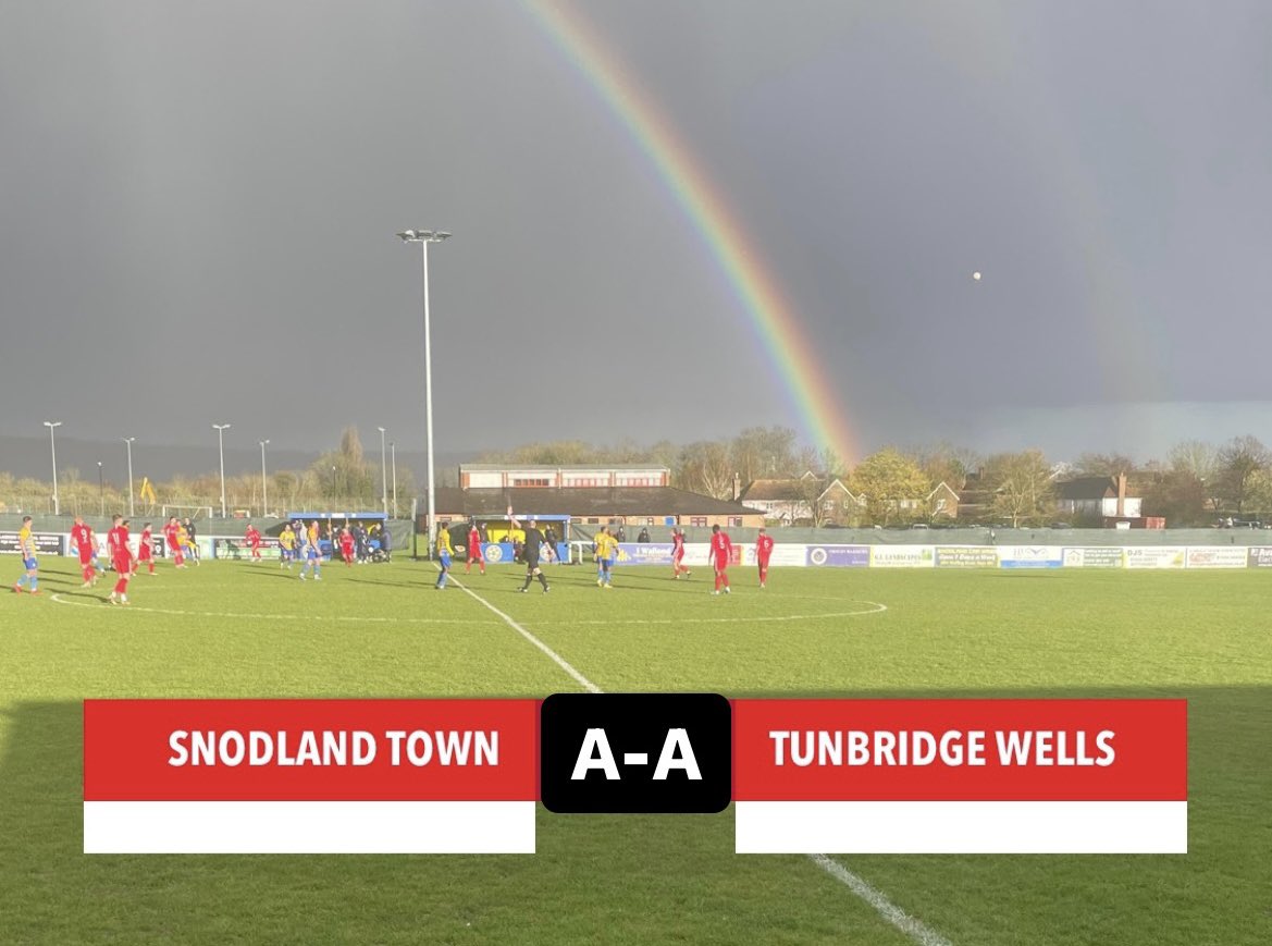 GAME ABANDONED: 90+8 The game is abandoned with 3 mins of injury time left due to believed fears over the officials safety. 6 Red cards for snodland (4 outfield & 2 management) & a sin bin The score was 0-0, another clean sheet & impressive performance from the boys 🔴⚽️