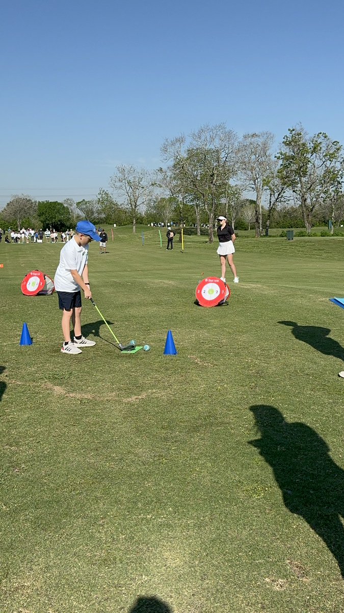 The First Tee School Program Championship Challenge was such a fun experience. Thank you <a href="/eagles_pe/">EaglesPE</a> for working with our kids. <a href="/HumbleISD_EGE/">Elm Grove Elementary</a> <a href="/TFTGreaterHou/">First Tee - Greater Houston</a>