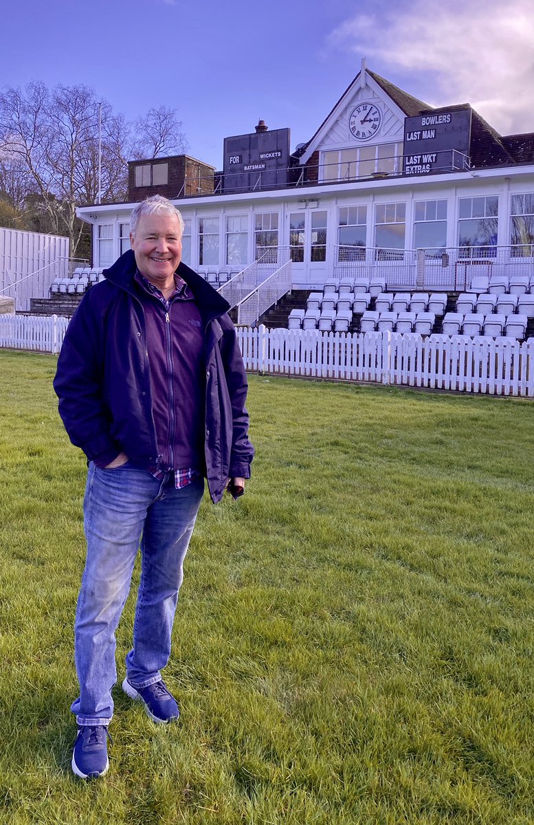 Lovely to return to glorious @TWCricketClub where I think I may even have reached double figures in a rarely successful innings for the @LordsTaverners some years ago. When the rhododendrons are in full flower it’s one of the most beautiful grounds in the country. 🏏@KentCricket