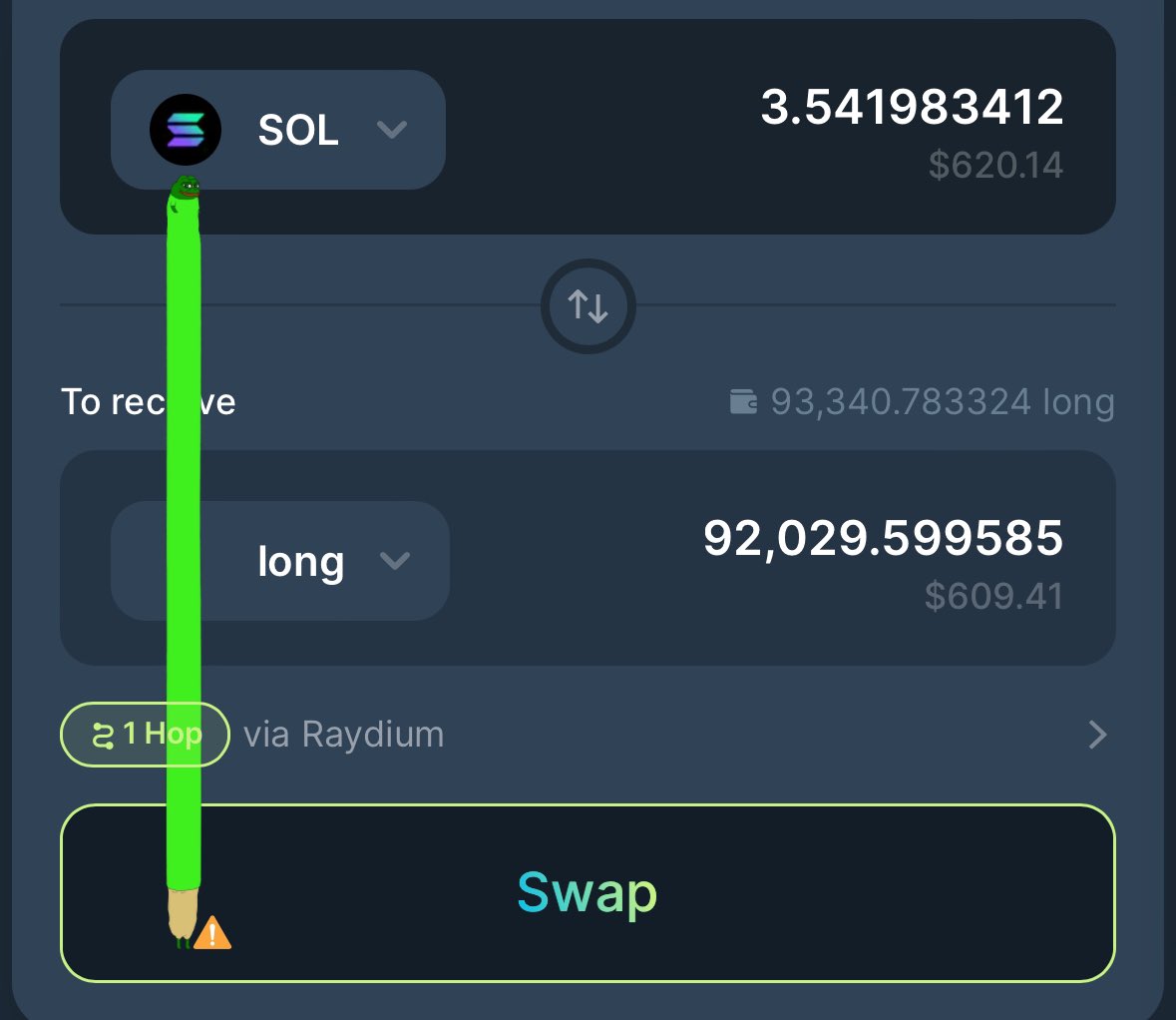 applause to whoever made this $LONG icon