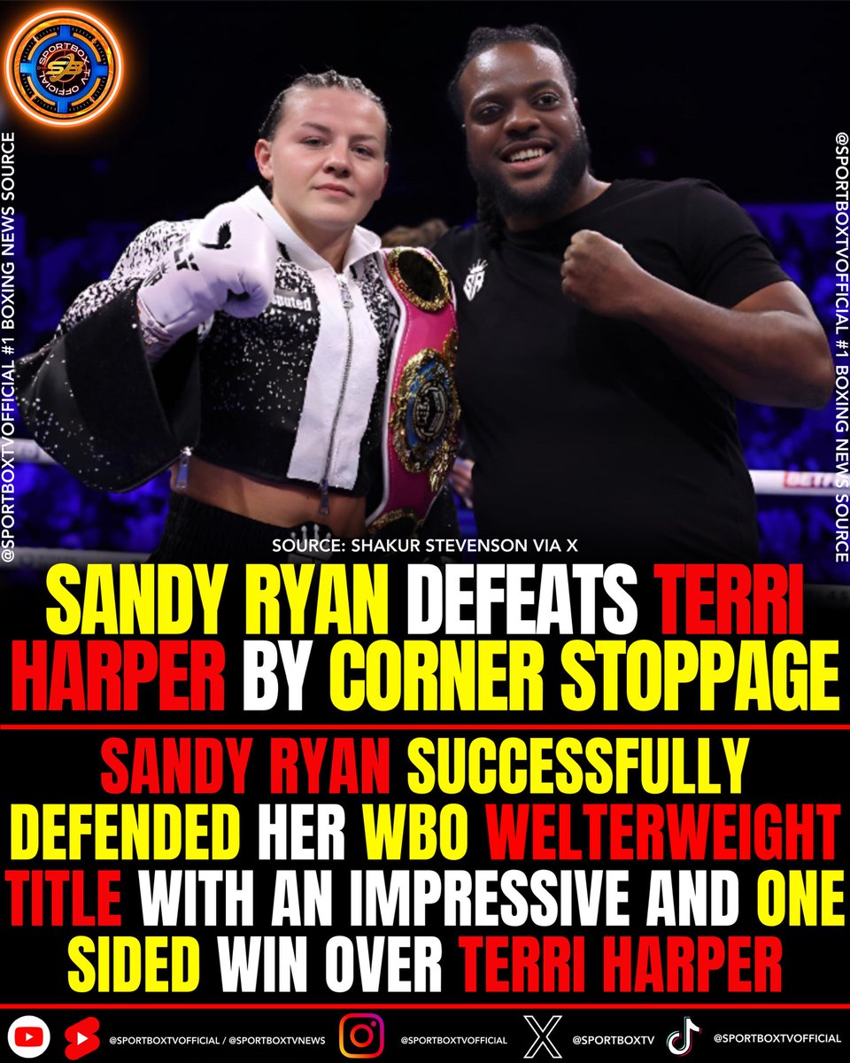 CONGRATS  @sandyryan93 ‼️🥊💥#boxing #sandyryan #news