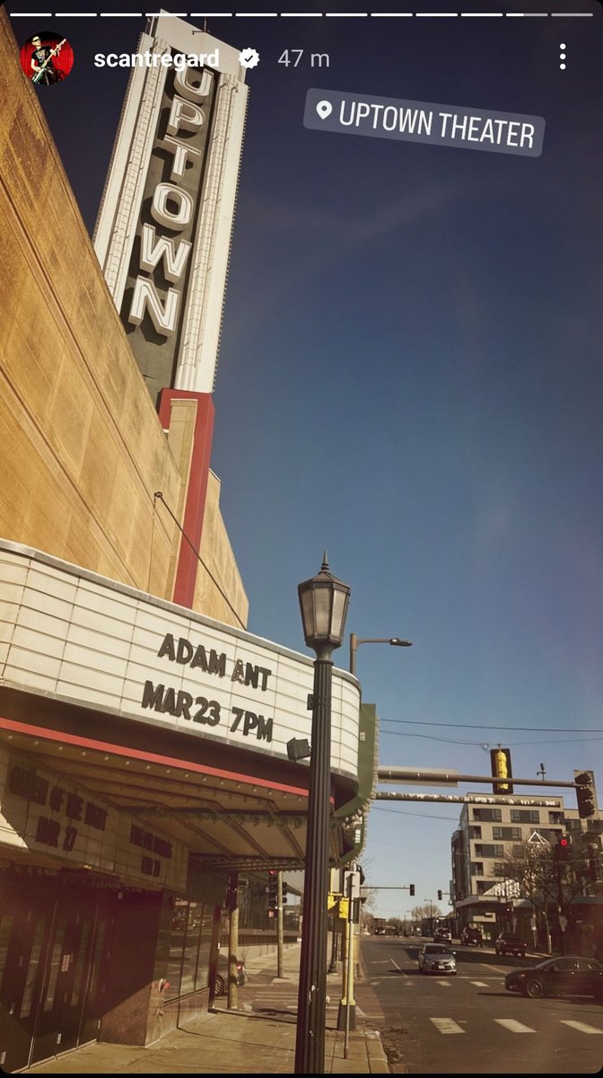 #Antmusic2024 Day 3 #Minneapolis 23/3/24
Supa🧵 with today's IG shenanigans from the intrepid @WillCrewdson 
+ gang 🖤♥️

@UptownMPLS welcomes @adamaofficial...

📸 @ScantRegard