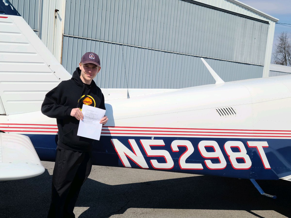 Congratulations to 2023 Robert Ayres NFA graduate Cadet Lt Col Cory Matejovich of <a href="/MDWGCAP/">Civil Air Patrol Maryland Wing</a> @granitecap on the completion of his Private Pilot Certificate yesterday! He completed his training under the <a href="/CivilAirPatrol/">Civil Air Patrol</a>   Cadet Wings program. Congrats Cadet Matejovich!