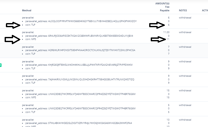 worqingonit's tweet photo. We had some issues with payouts, and they are now fixed, all withdrawals have now been complete, thanks for your patience!
.
As you can see we are currently paying out our members in #TLP and #MFS the $ value is on the right
.
As members withdraw their earnings we need to then buy back the tokens paid out, because of this...
.
The tokens that partner with us will always have an increasing price, it may not seem like it yet but we are growing.
.
It also means increasing the adoption of these tokens.
.
Most of our members on this platform never heard of #Algorand until their first withdrawal, and our platform is set up to spread with a free referral system, "making the current 481 members affiliates to that #AlgorandBlockchain as a whole
.
The next Token to be added as a withdrawal method is #Coop we are just a couple of weeks away from this.
.
When the other assets work out we are the key to making #algorand the king of crypto and want to get involved and add their token here, my inbox is open for liquidity collabs.
.
After the LP collab, we then need to first build that pool to over 10k TLP/? before it is added to this platform.
.
This is how we are making sure all the TLP holders earn a shit tone of profits, when we buy back and increase the price of your tokens, TLP will also benefit, and so will all other tokens that are partnered with us.
.
Our team is currently building the #Purr/TLP pools, we started with a small LP collab of $300 and now have over $1500 in liquidity with them, this is the power of LP collabs with us
.
If you are a #Purr supporter and want to see Purr added as the next withdrawal method after #Coop you can speed the process by adding to the Purr/TLP Pool... once over 10k it will be added.
.
If you read to here you are 1 in 100 and i appreciate you, thanks for your support!