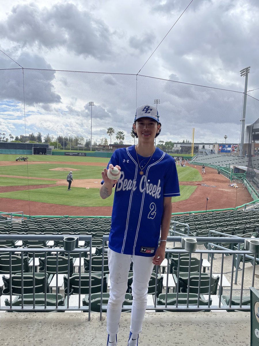 Aaron Bayhon Jr (@jrbayhon2) on Twitter photo Got to play at Banner Island today and threw a complete game no-hitter against a talented Berkeley team
7 IP
0 H
0 R
3 K
1 Bb
1 Hbp
2-0 W
<a href="/CBAStockon_trcy/">CBA Stockton-Tracy</a> Got to play at Banner Island today and threw a complete game no-hitter against a talented Berkeley team
7 IP
0 H
0 R
3 K
1 Bb
1 Hbp
2-0 W
<a href="/CBAStockon_trcy/">CBA Stockton-Tracy</a>
