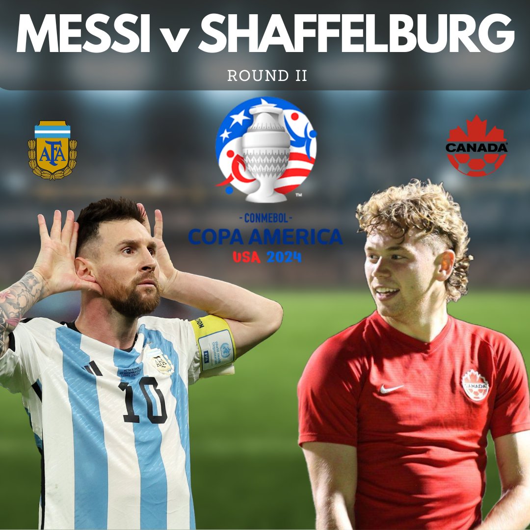 CANADA IS COPA AMERICA BOUND! 🇨🇦🍁

Les Rouges will clash against the World Champs: Argentina at the inaugural match of Copa America 2024. Messi will meet again his Canadian nightmare: Jake Shaffelburg.
Save the date: June 20th in Atlanta.
#CANMNT | #RockingTheContinent