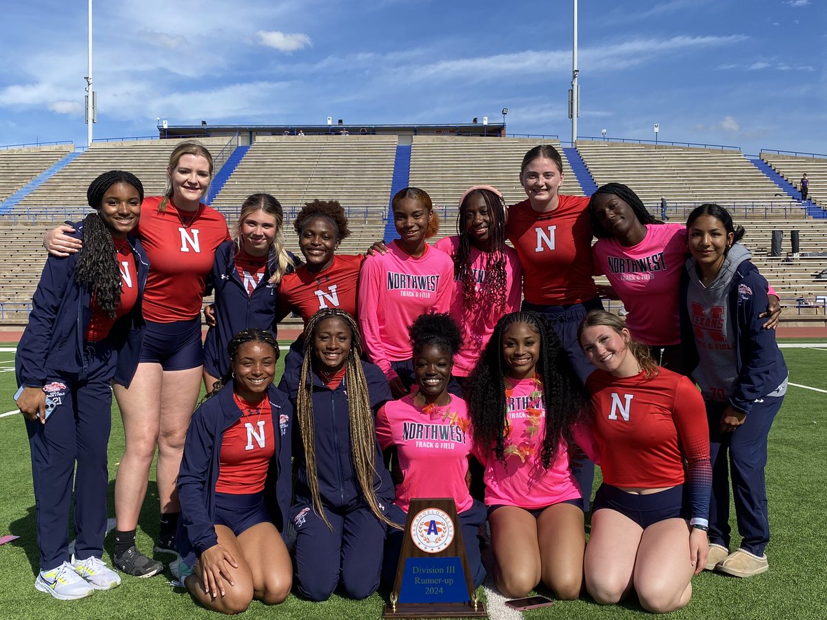 🏆🏆 2nd in the team standings at San Angelo Relays! 

Great two days Texans!

<a href="/NHSTexans/">Northwest High School</a> <a href="/NISDAthletics/">NISD Athletics</a>