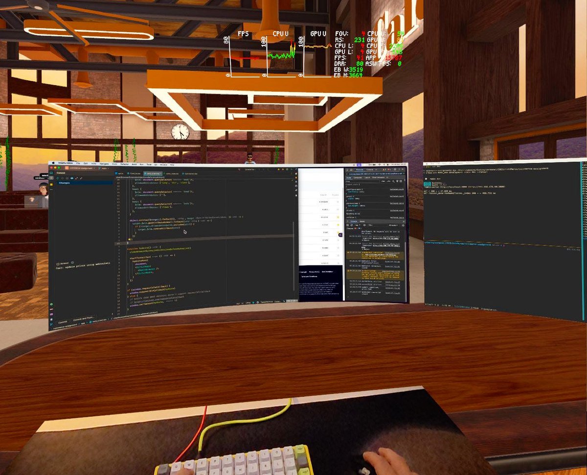 CreeCoder's tweet image. What’s stopping you from coding like this? 🥽