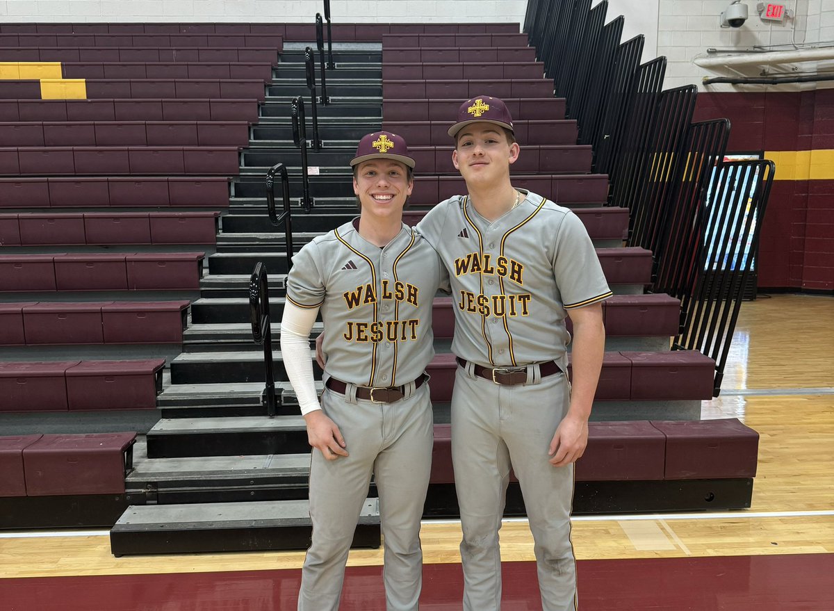 We are happy to announce your 2024 Walsh Jesuit Baseball Captains! @RomaniniConnor and @sampece7