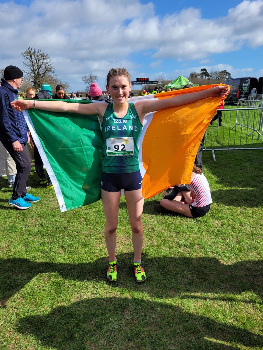 MaristSport's tweet photo. What a day for @maristdundalk at the international schools cross country. Cormac 21st, Dearbhla 14th and Daire 7th in their races. Daire and Dearbhla teams got silver medals for Ireland. @irishathletics @DunleerAC @StPeterAC https://t.co/sf5L80002f