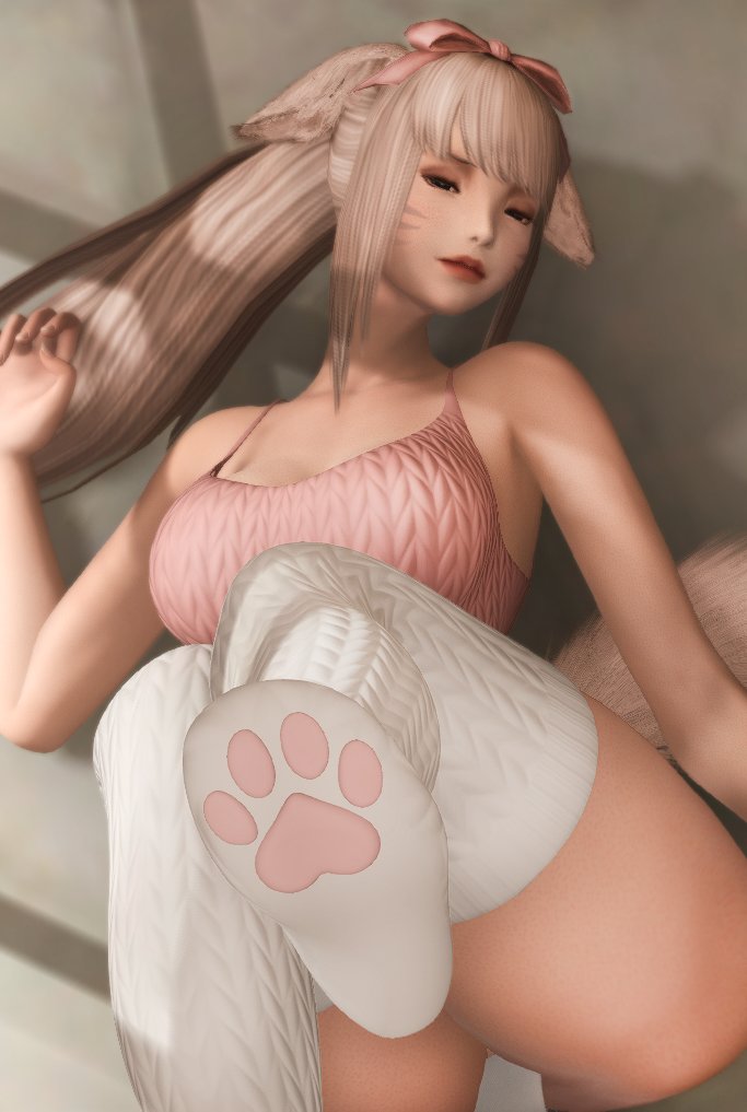 kitty beans 🩷

#gposers #miqote #pompommods