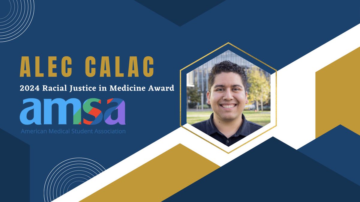 Honored to learn that I am the recipient of the @AMSANational Racial Justice in Medicine Award, honoring an individual who has done unparalleled work towards mitigating health disparities. I am happy to be at an institution that values and supports my advocacy. @UCSD_DCP ❤️