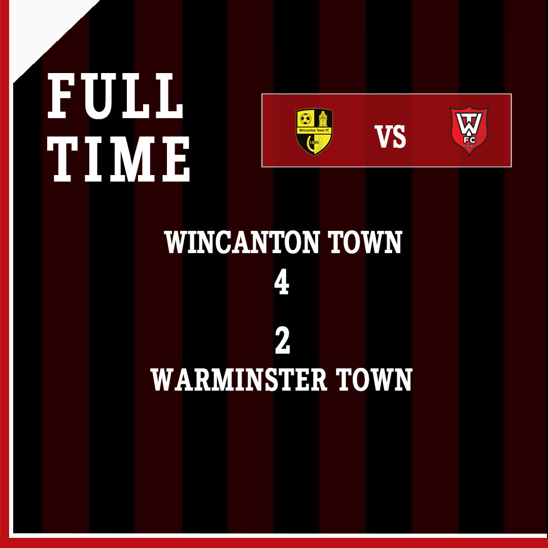 Full Time: Wincanton Town 4-2 Warminster Town #warminster #football #soccer #nonleaguefootball #nonleague