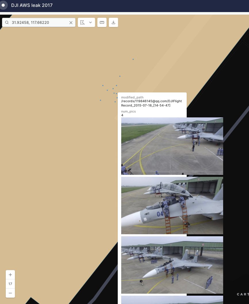 d0tslash's tweet photo. So far @lemonodor has the trophy for best find... Pilots &amp; Jets on tarmac at "31.92458, 117.66220" CN-0147 Feidong Air Base as seen from the @djiglobal @djienterprise @djisupport @djiflysafe 2017 AWS leak.  https://t.co/OblNEHKlFJ https://t.co/2YazugR2Kf