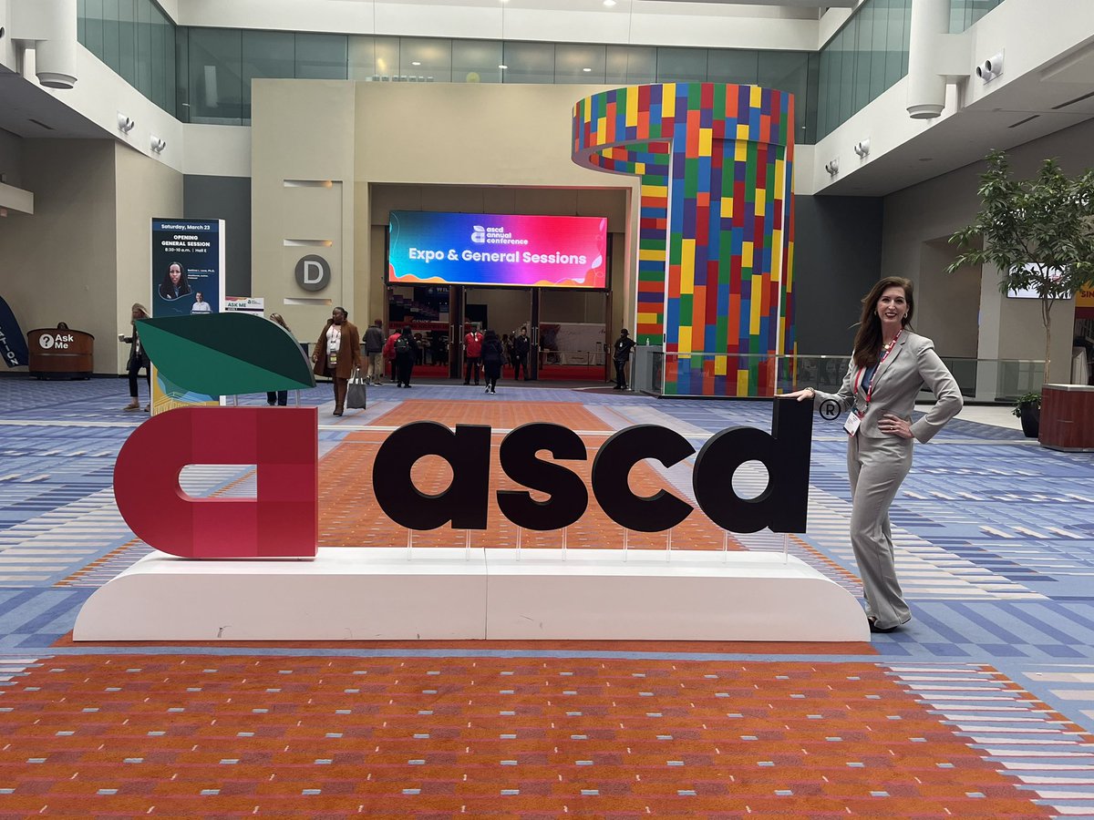 First time at ASCD. Having a great time and honored to speak about bridging access to rigor! Met some of my favorite thought leaders! #ASCD24