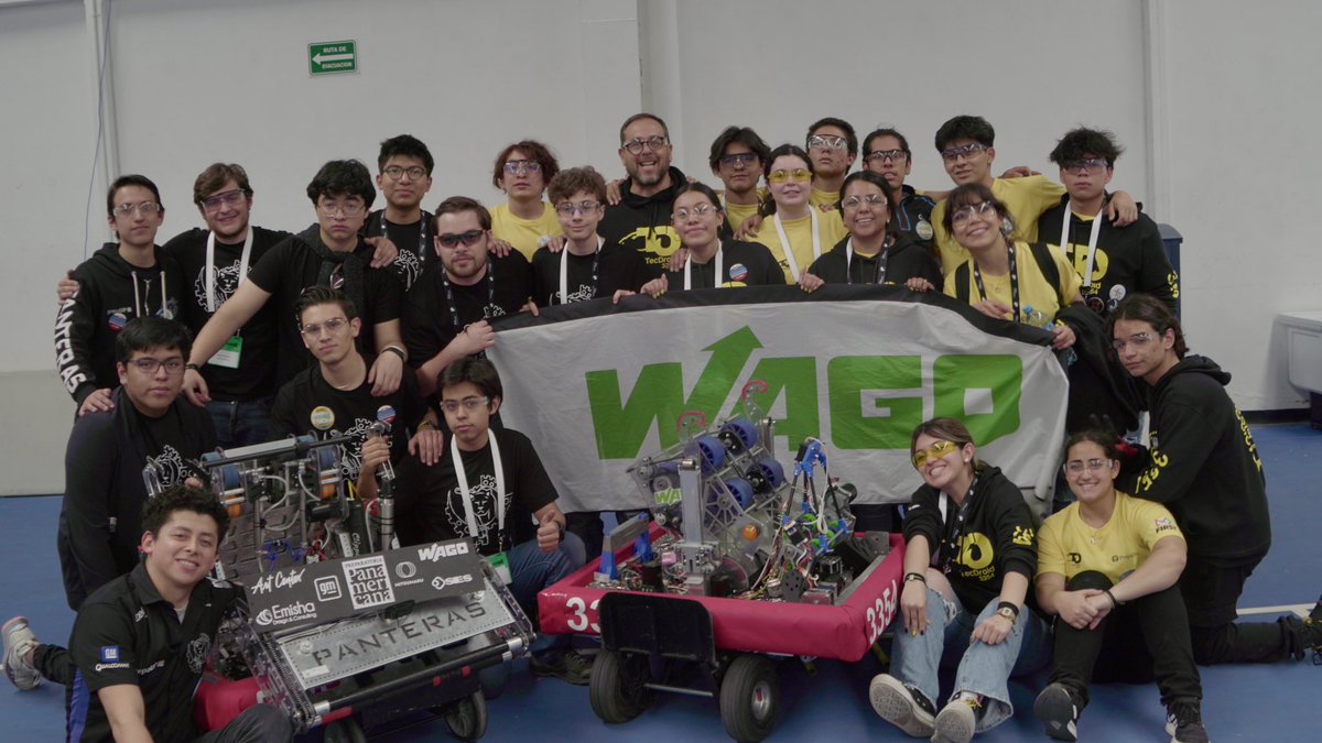 Gracias por el apoyo team <a href="/WagoMexico/">Wago México</a> ! Nos vemos en <a href="/FRCBayou/">FIRST Bayou Regional</a> 🫡

#WeArePanteras #CRESCENDO