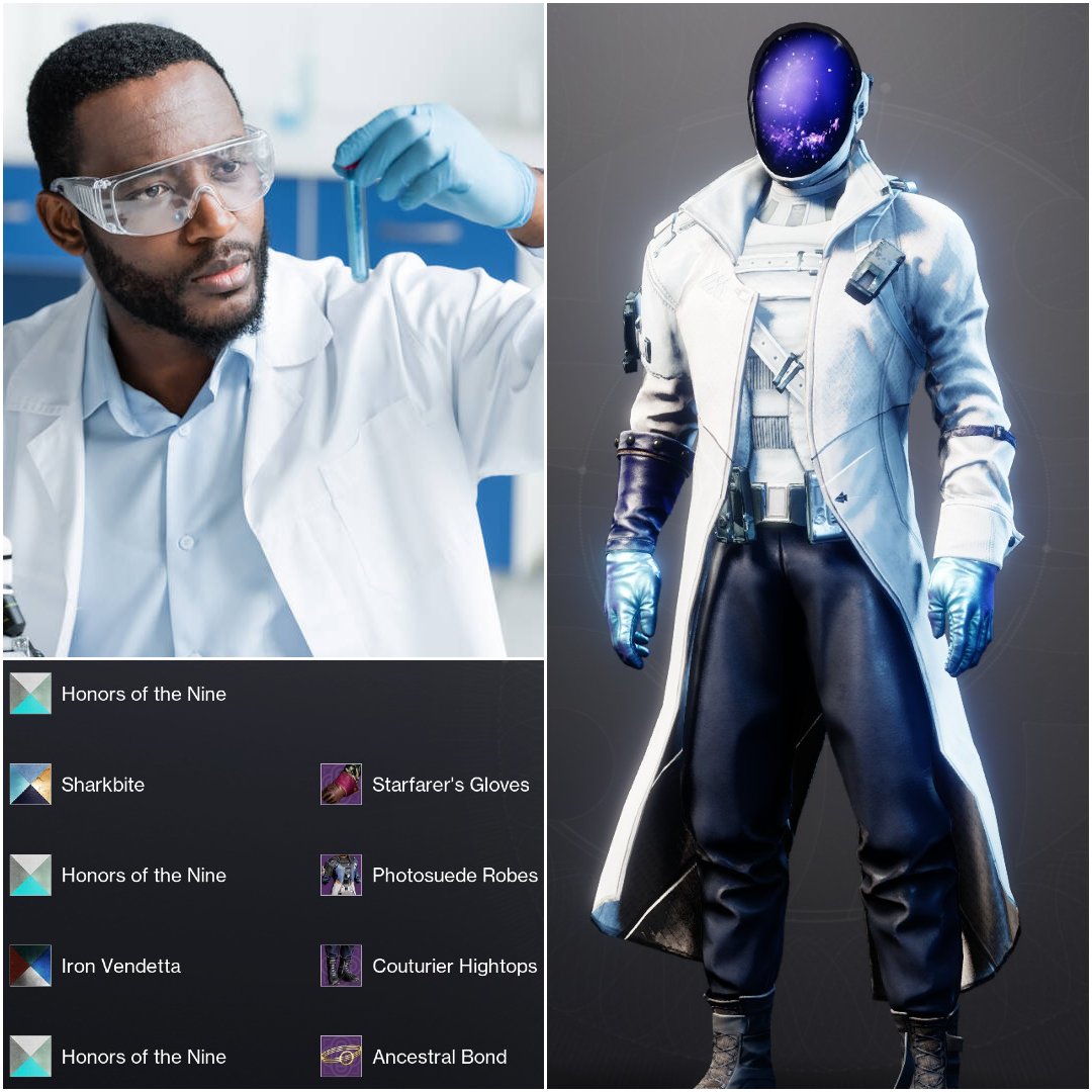 In need of a scientist? Credit to Goblin from my Discord for making this Warlock Fashion! Follow for more Destiny Fashion! #Destiny2 #Destiny2fashion #destinyfashion #destinythegame