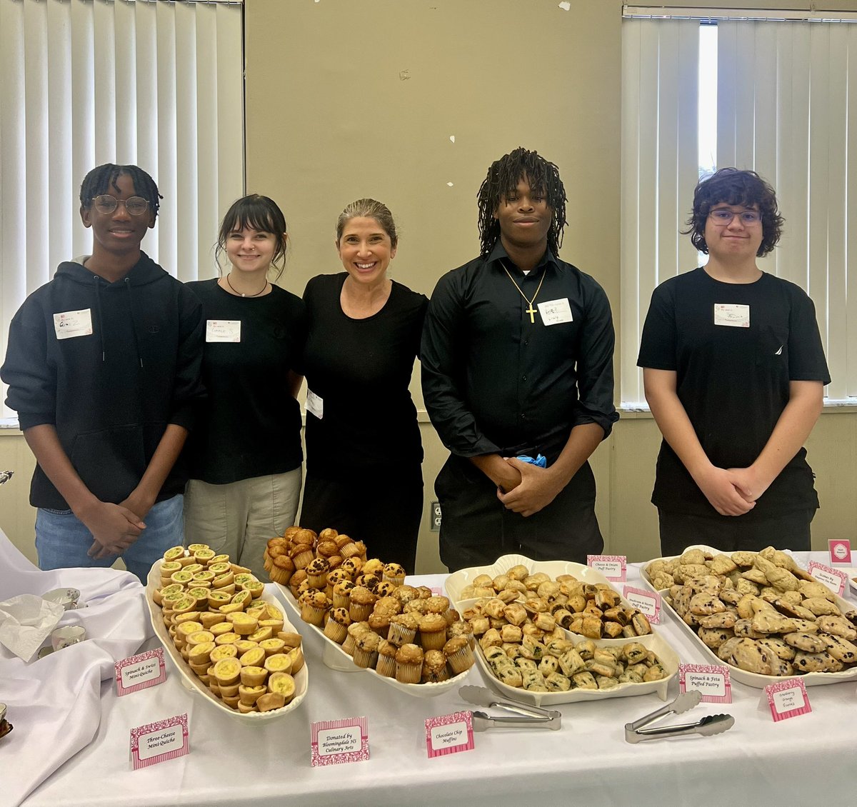 Our culinary program spent their Saturday catering a charity event. Great job, Bulls! 🤘 #communityfocused