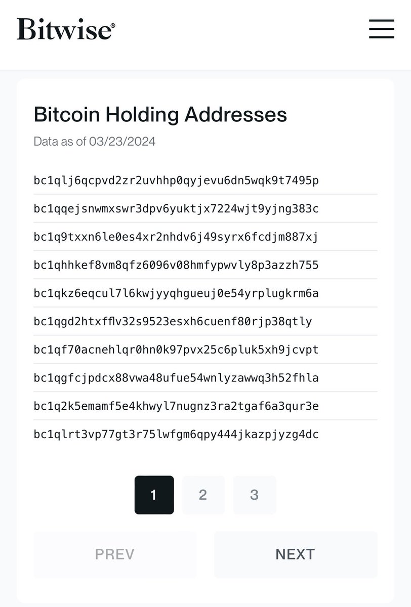HHorsley's tweet image. The Bitwise Bitcoin ETF ( $BITB ) had $67,000,000 of inflows amidst the volatility this week. 

BITB now holds over 30,000 Bitcoin on behalf of investors. 

(Public addresses viewable from bitbetf.com)

Proud to be entrusted to steward client’s Bitcoin. Never been…