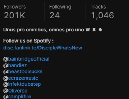 Disciple's family list if they weren't lying.