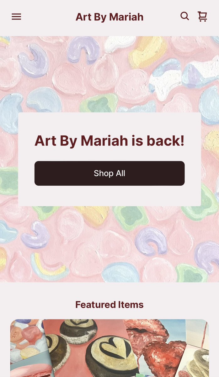 ArtByMariah's tweet photo. MY SITE IS BACK!

https://t.co/4Ebr9KIqUB https://t.co/PbnQfdgNlA