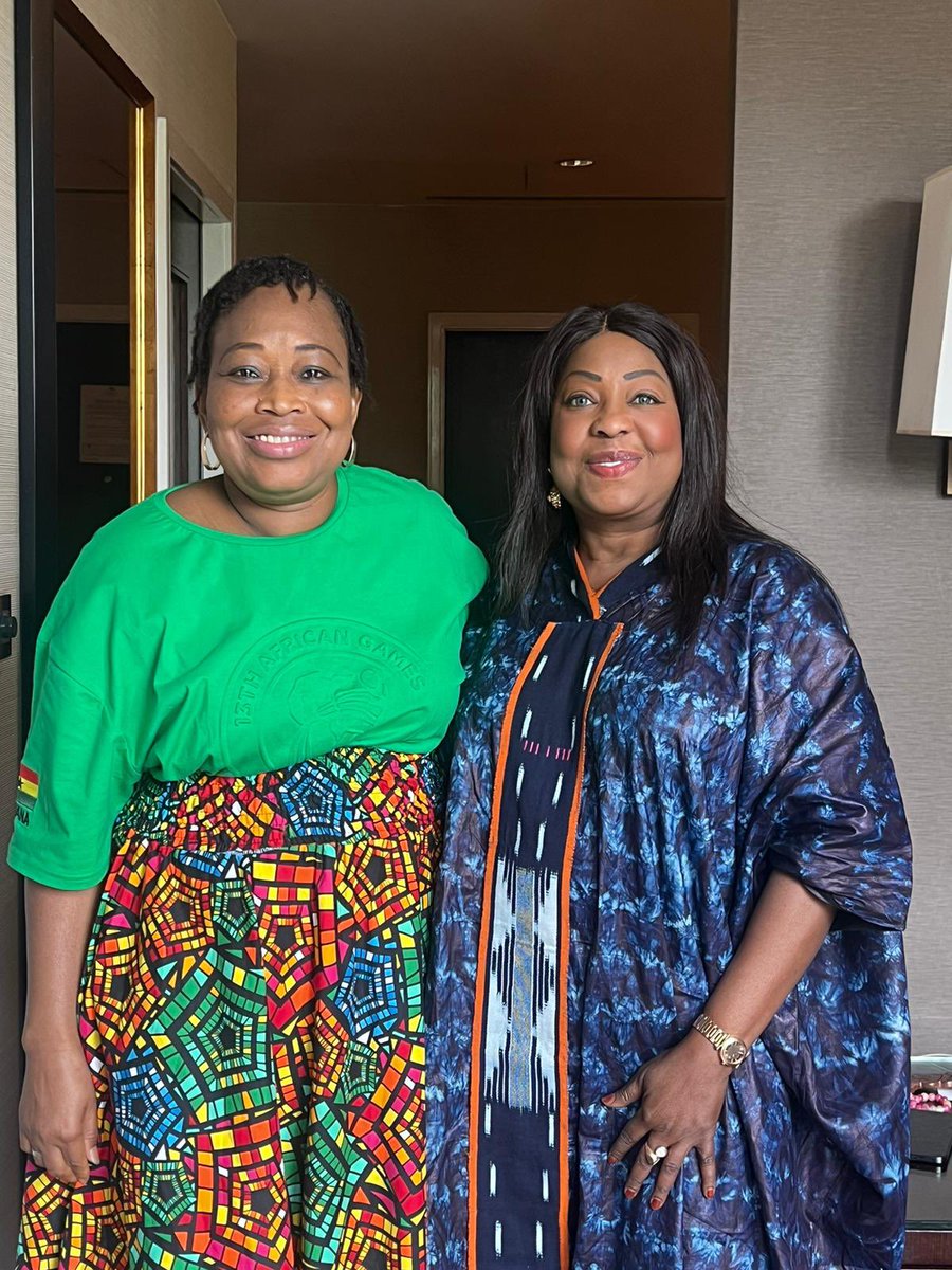 Fatma Samoura (@fatma_samoura) on Twitter photo Engaging discussion with HE
<a href="/AmbSamate/">Amb Minata SAMATE CESSOUMA</a> on the importance of placing sports at the core of the health and social development agenda of the <a href="/_AfricanUnion/">African Union</a>. Sport is
🔑 to enhance inclusion and promote diversity, as well as gender equality, and a healthy lifestyle. <a href="/Accra2023AG/">13th African Games, Accra 2023</a> Engaging discussion with HE
<a href="/AmbSamate/">Amb Minata SAMATE CESSOUMA</a> on the importance of placing sports at the core of the health and social development agenda of the <a href="/_AfricanUnion/">African Union</a>. Sport is
🔑 to enhance inclusion and promote diversity, as well as gender equality, and a healthy lifestyle. <a href="/Accra2023AG/">13th African Games, Accra 2023</a>