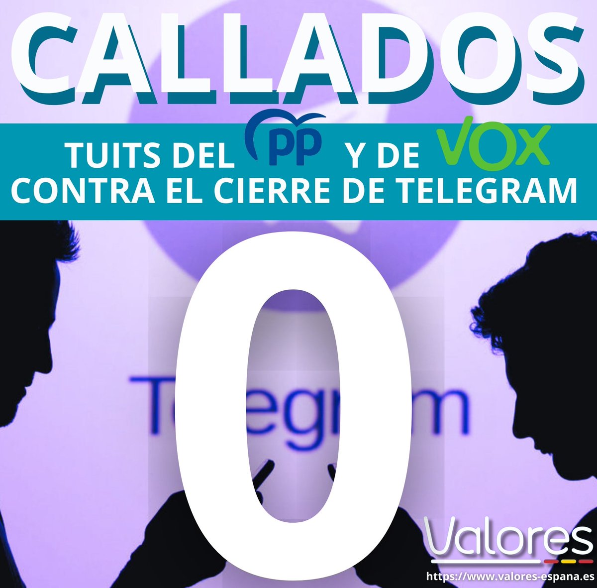 En nuestro país se va a cometer un acto típico de las DICTADURAS.

Y ni el Gobierno ni los que se llaman 'Oposición' han abierto la boca para apoyar a voces libres que como Alvise Pérez están intentando ser silenciadas.

#TELEGRAM #LibertadExpresión #Alvise