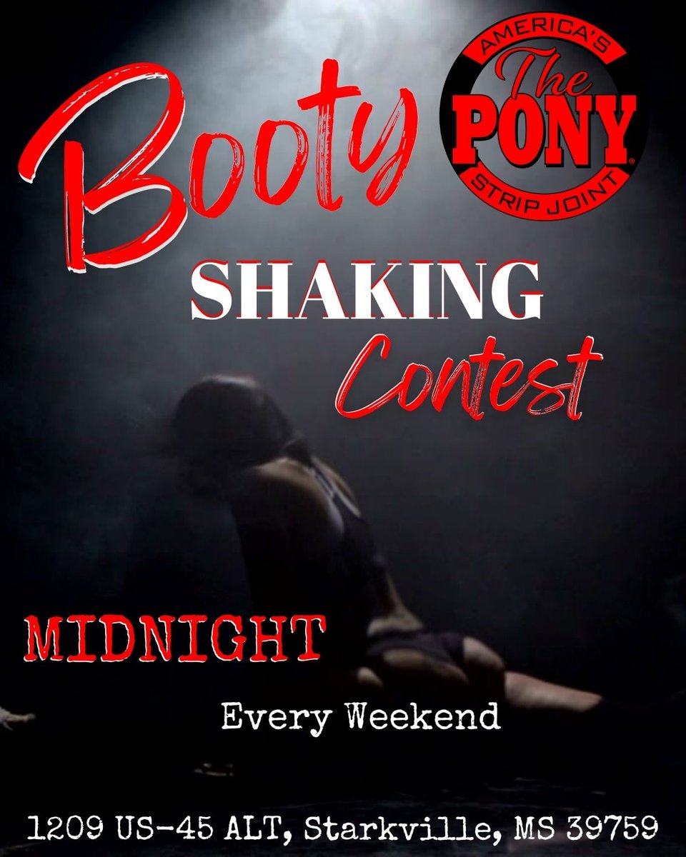 At midnight...WE BATTLE!😈
Come cheer for your favorite Pony Princess!

.
.
.
#theponyclub #starkville #stripclub #fun #saturday