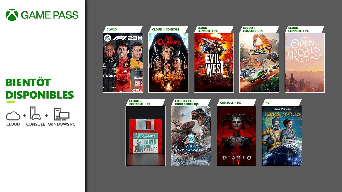 sylvainmagrin's tweet photo. Xbox Game Pass : de nouveaux titres arrivent sur les offres PC, Console et mobile #Android #PC #Xbox #XboxGamePass #XboxOne #XboxSeriesS #XboxSeriesX

https://t.co/yzhNfMtvng https://t.co/7nLofKqwje
