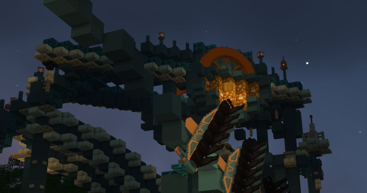 TMN_eu's tweet image. Kompel's time is money.📷 When will you come and view the mine from Baron 1898?
#baron1898 #efteling #betovering #minecraft #creation #themepark #coaster #Rollercoaster