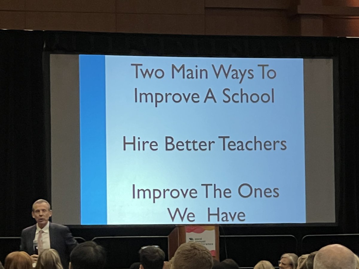 Want to improve schools? Hire better teachers OR improve the ones you have. ⁦@engage_learning⁩  supports teachers with best practices and student outcomes improve! 🔥⁦⁦@ShannonKBuerk⁩
#engage2learn
#SupportTeachers #TeacherRetention #ASCD24