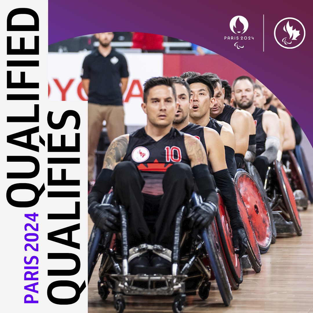 🍁 PARIS QUALIFIED! 🍁 The @WCRugbyCanada Team has qualified for the @Paris2024 Paralympics! 🌟🇨🇦 Let's show the world what we're made of! 💪 #ParisBound #Paris2024