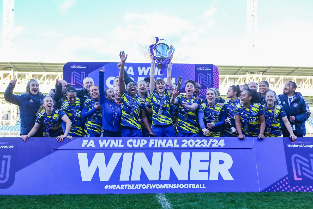 As if that actually just happened! @hashtagutdwomen defeat Newcastle United 2-1 in the FA Womens National League Cup Final! So proud of the girls and so pleased for them to have this moment!