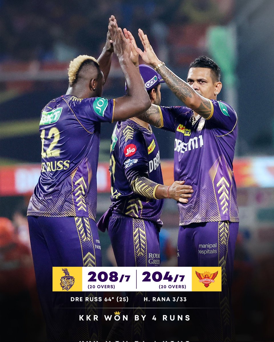 Congrats KKR FOR amazing win 🎉🎉🎉