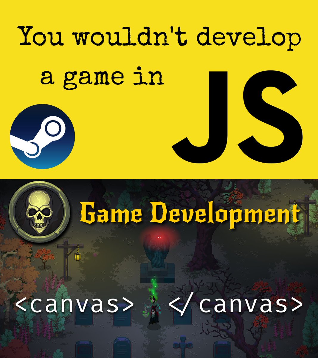 TheJSGameDev's tweet image. Looking for some feedback. Top or bottom for a YouTube thumbnail?
#gamedev #indiedev