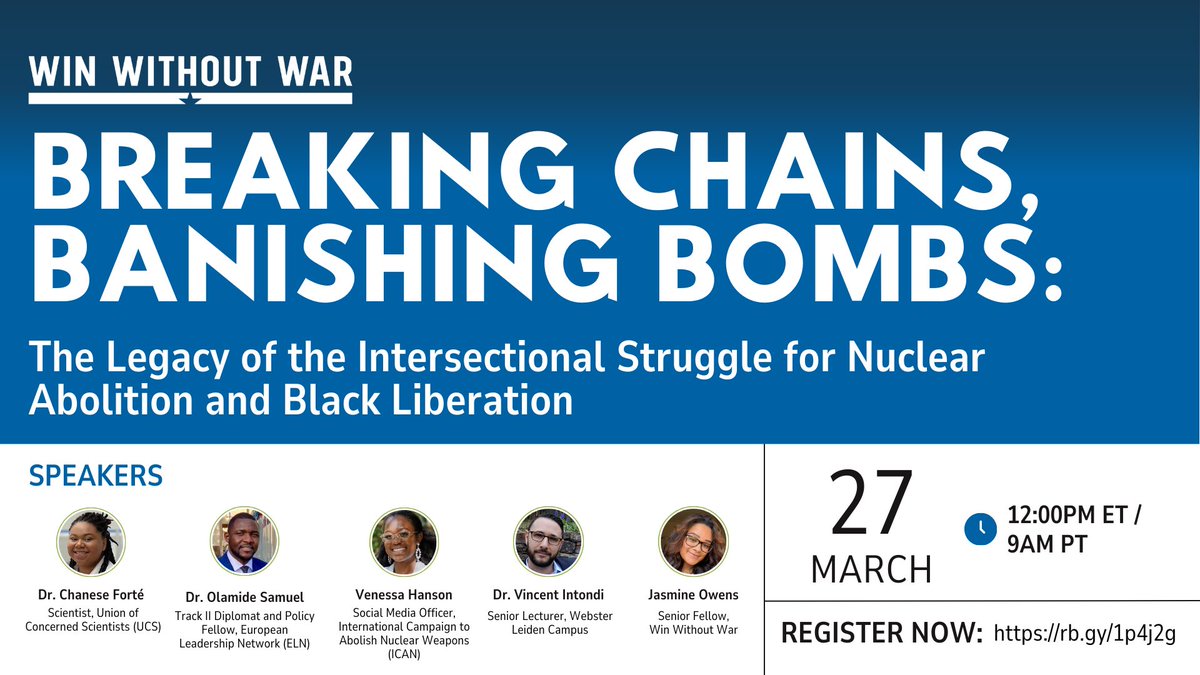 And #ChakaKhan performed at the June 12, 1982 rally for nuclear disarmament in Central Park. She fought for Black liberation and nuclear disarmament. Want to learn more? Check out this upcoming webinar. 👇