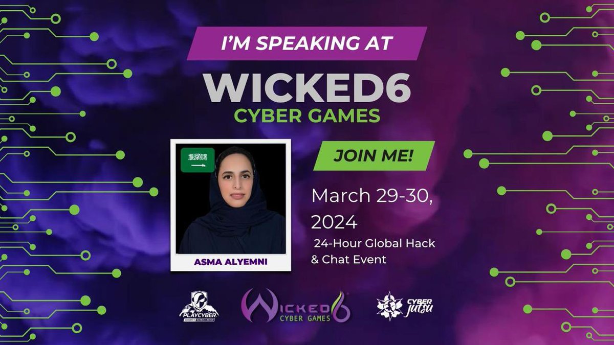 WiCSME's tweet image. 🛡️ #WiCSME Contributions in Supporting Wicked6  2024 - Global #Women&apos;s #Cyber League Event. 🛡️

Our @WiCSME #Mission in this World is to Build a Strong, dependable, and increasing network of Passionate #Female CyberSecurity Professionals in the #MiddleEast Countries.