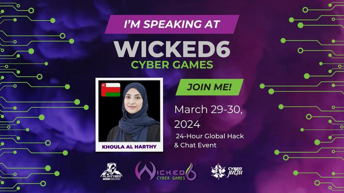 WiCSME's tweet image. 🛡️ #WiCSME Contributions in Supporting Wicked6  2024 - Global #Women&apos;s #Cyber League Event. 🛡️

Our @WiCSME #Mission in this World is to Build a Strong, dependable, and increasing network of Passionate #Female CyberSecurity Professionals in the #MiddleEast Countries.