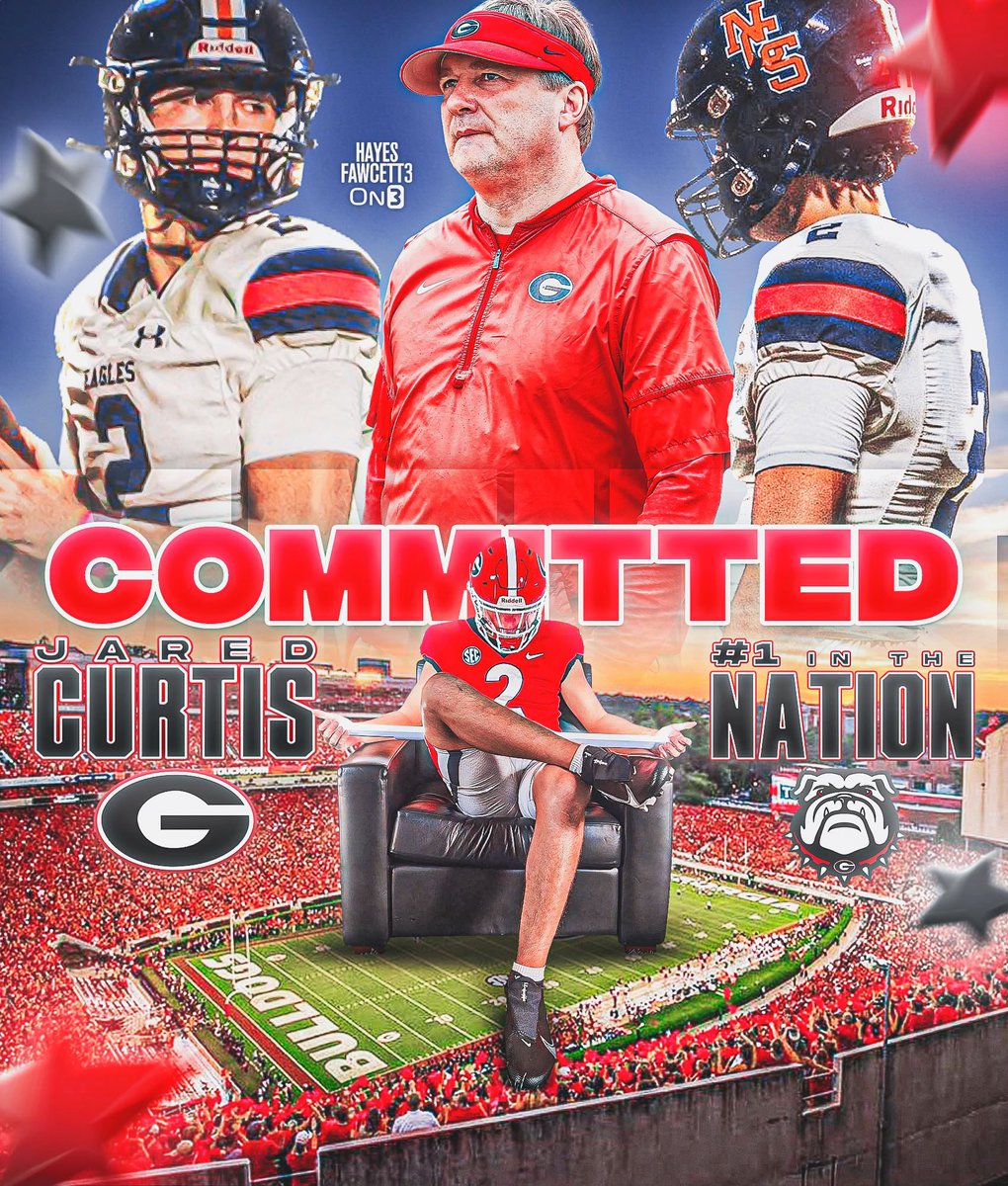 BREAKING: Elite 2026 QB Jared Curtis has Committed to Georgia, he tells me for @on3recruits The 6’4 225 QB from Nashville, TN chose the Bulldogs over Ohio State, Texas, Alabama, & Oklahoma Curtis is one of the Top signal-callers in the ‘26 Class (per On3) “I’m home! Go