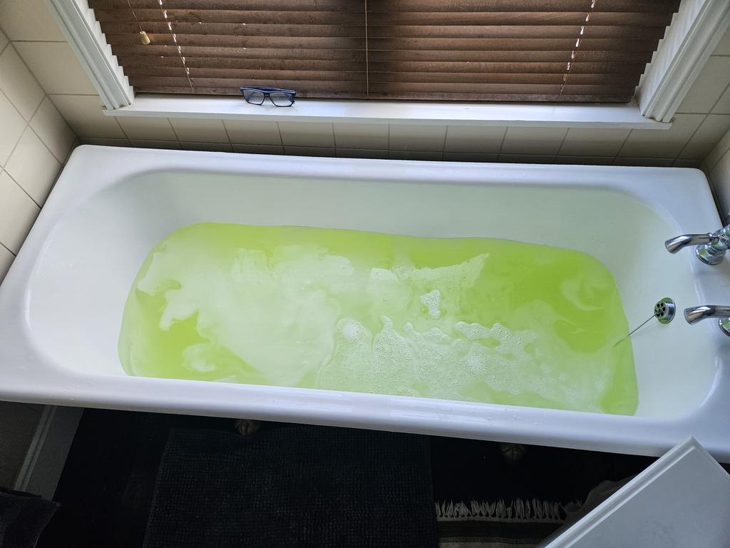 Ready for a relaxing bath. I shall be laying in it, dreaming of fishing the Wye....  I wonder what gave me that thought? Come on @EnvAgency @DefraGovUK @10DowningStreet sort this very serious matter out before it's too late. @Feargal_Sharkey @PaulWhitehouse
