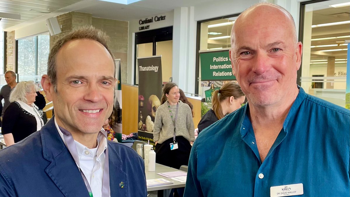 King’s Academic Dean (@kucacademicdean) on Twitter photo As a proud <a href="/KUCalumni/">King's Alumni</a> choosing King’s made all the difference in the world. It’s always a pleasure to attend <a href="/KingsAtWestern/">King's at Western</a> Open House and speak to our rich academic programs, and incredible faculty and staff that truly make this a place to be. #KingsOpenHouse #APlaceToBe As a proud <a href="/KUCalumni/">King's Alumni</a> choosing King’s made all the difference in the world. It’s always a pleasure to attend <a href="/KingsAtWestern/">King's at Western</a> Open House and speak to our rich academic programs, and incredible faculty and staff that truly make this a place to be. #KingsOpenHouse #APlaceToBe