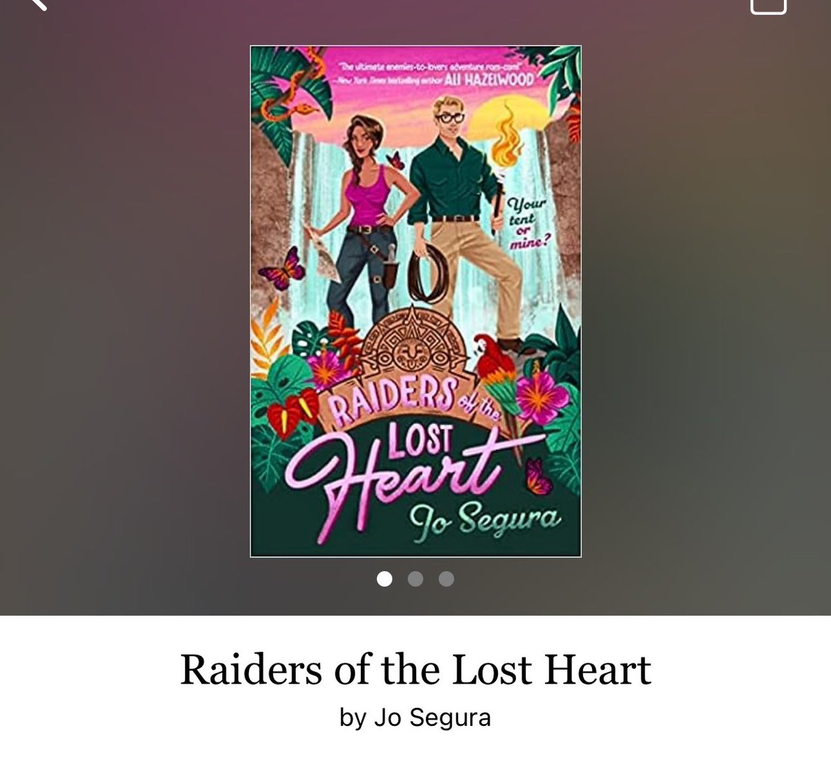 Raiders of the Lost Heart by Jo Segura 

#RaidersOfTheLostHeart by #JoSegura #6118 #24chapters #264pages #267of400 #NewRelease #Audiobook #29for8 #11houraudiobook #FordAndCorrie #Archaeologist #march2024 #clearingoffreadingshelves #whatsnext #readitquick