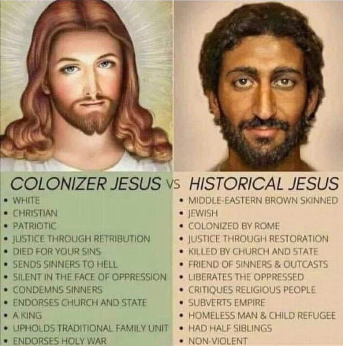 Whether you believe in God or not, I personally can not support an organization that is based on LIES! There is WHITE religion that RULED THE WORLD for centuries, and there are actual people who believe religion shouldn't RULE anybody! Separation of church and state!