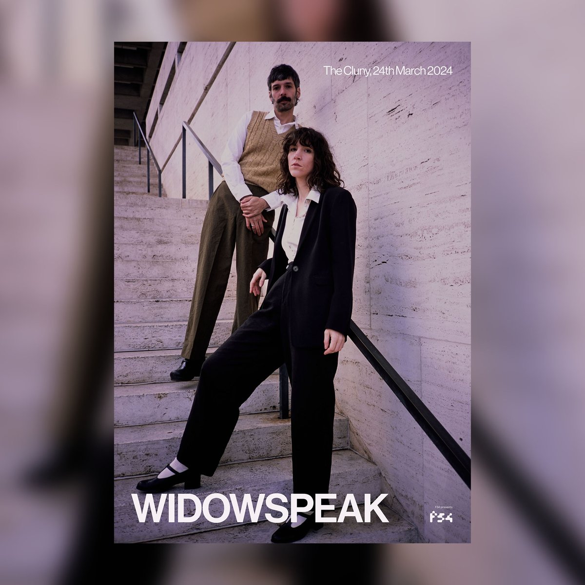 LIVE TOMORROW Brooklyn Indie Rock Duo @widowspeaking return to the North East for a big night in at the @thecluny, Newcastle✨ Tickets: bit.ly/3Nf1DbM