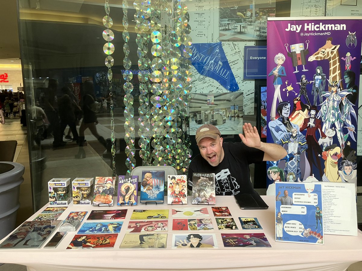 All set up for Day 1 of the College Station Cherry Blossom Festival! All my #Aggies, come say Hi! #anime