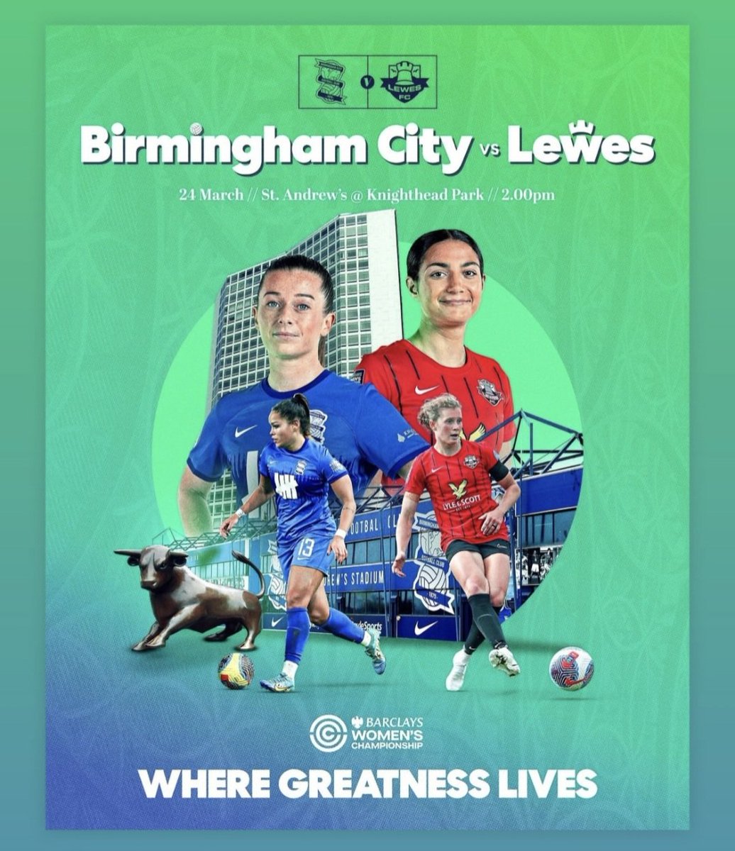 Manchester Derby today. Tomorrows match... @BCFC v @LewesFCWomen Amelia can't decide who she wants to win Her original favourite footballer plays for BCFC against the team she has an ownership in Torn loyalties....but Lewes staying up is more important. Sorry @MarthaH19 🫣